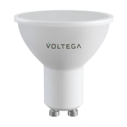 Больше о товаре Лампа светодиодная диммируемая Voltega GU10 5W 2700К матовая VG-MR16GU10cct-WIFI-5W 2425