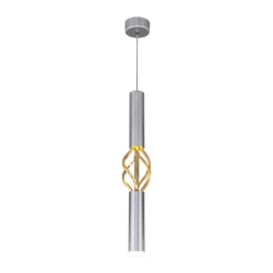 Больше о товаре Подвесной светодиодный светильник Eurosvet Lance 50191/1 LED матовое серебро/матовое золото