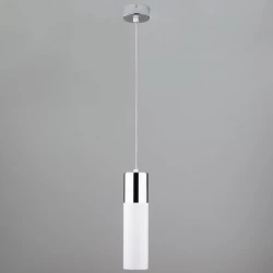 Больше о товаре Подвесной светильник Eurosvet Double Topper 50135/1 LED хром/белый