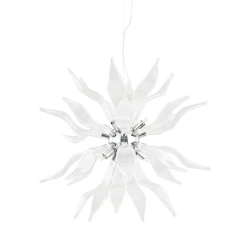 Больше о товаре Подвесной светильник Ideal Lux Leaves SP8 Bianco