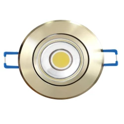 Больше о товаре Светодиодный встраиваемый светильник (08787) Uniel 3000K ULM-R31-5W/WW IP20 Gold
