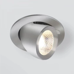 Больше о товаре Встраиваемый светодиодный светильник Elektrostandard 9918 LED 9W 4200K серебро 4690389162435
