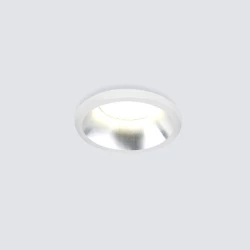 Больше о товаре Встраиваемый светодиодный светильник Elektrostandard 15269/LED белый/сатин никель 4690389174384