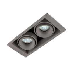 Больше о товаре Встраиваемый светильник Donolux DL18615/02WW-SQ Silver Grey/Black