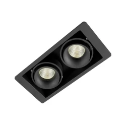 Больше о товаре Встраиваемый светильник Donolux DL18615/02WW-SQ Shiny black/Black
