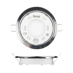 Больше о товаре Встраиваемый светильник (UL-00005052) Uniel GX53/H2 Chrome 10 Prom