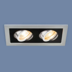 Больше о товаре Встраиваемый светильник Elektrostandard 1031/2 MR16 SL/BK серебро/черный 4690389095436
