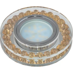 Больше о товаре Встраиваемый светильник Fametto Peonia DLS-P102 GU5.3 CHROME/GOLD 09985