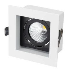 Больше о товаре Встраиваемый светильник Arlight CL-SNODO-LUM-S102x102-9W Warm3000 (WH-BK, 38 deg) 038832