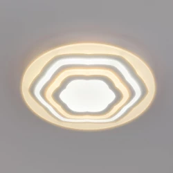 Больше о товаре Потолочный светодиодный светильник Eurosvet Siluet 90117/4 белый