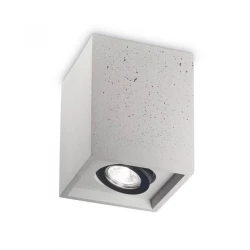 Больше о товаре Потолочный светильник Ideal Lux Oak PL1 Square Cemento