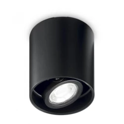 Больше о товаре Потолочный светильник Ideal Lux Mood PL1 D09 Round Nero