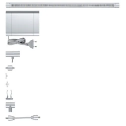 Больше о товаре Мебельный светодиодный светильник Paulmann Function ModuLED (3 шт.) 70188