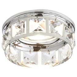 Больше о товаре Встраиваемый светильник Ambrella Light Crystal K101 CL/CH