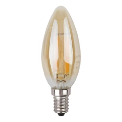 Больше о товаре Лампа светодиодная филаментная ЭРА E14 7W 4000K золотая F-LED B35-7W-840-E14 gold Б0047033