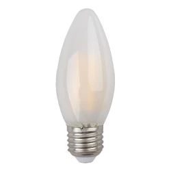 Больше о товаре Лампа светодиодная филаментная ЭРА E27 7W 4000K матовая F-LED B35-7W-840-E27 frost Б0046990