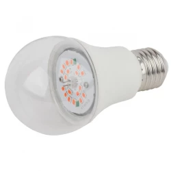 Больше о товаре Лампа светодиодная для растений ЭРА E27 12W 1310K прозрачная FITO-12W-RB-E27-K