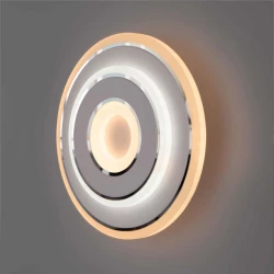 Больше о товаре Настенный светодиодный светильник Eurosvet Contorni 90185/1 белый/хром
