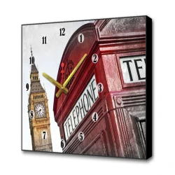 Больше о товаре Настенные часы Красная будка II Timebox Toplight 37х60х4см TL-C5010
