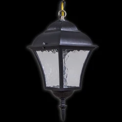 Больше о товаре Уличный подвесной светильник Reluce 08243-0.3-001H BK